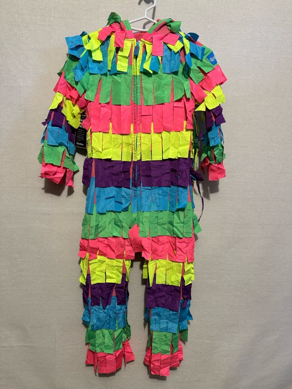 NWT Tipsy Elves Kids Multicolor Piñata Hoodie Costume - size M - Picture 2 of 7